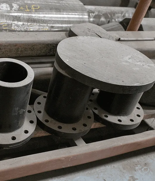 Anéis e flanges forjados prontos para usinagem